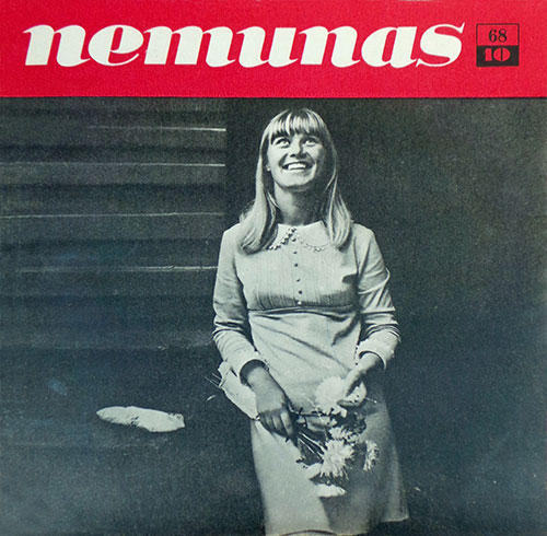 Р. Белов. „Ренессанс” поп-музыки. Журнал Нямунас (Каунас) № 10 за октябрь 1968 года - обложка номера