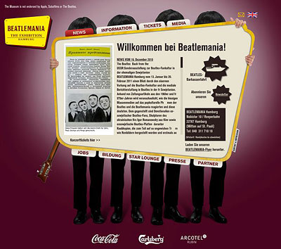 Сайт Гамбургского музея Beatlemania представляет выставку The Beatles – Back from the USSR